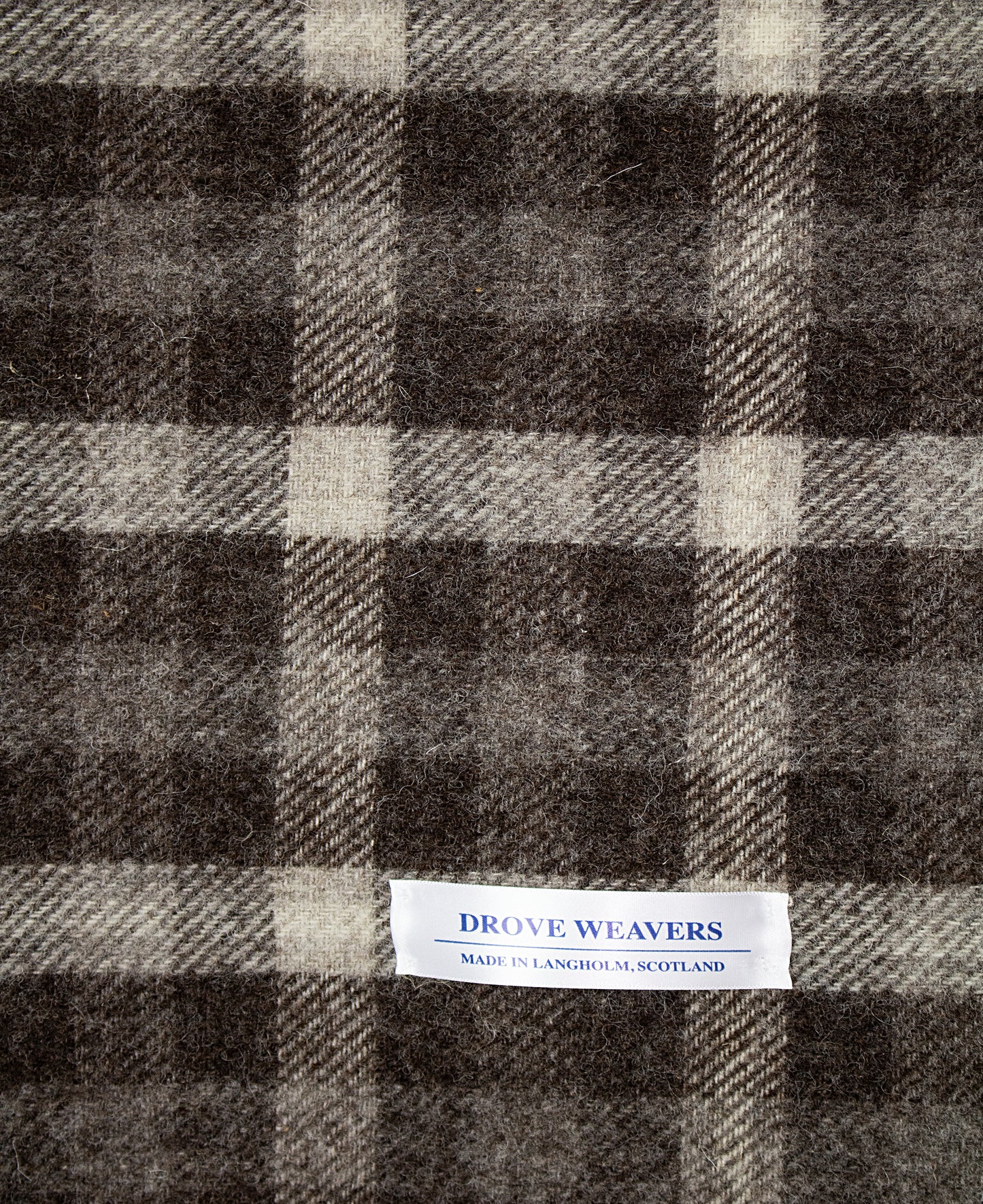 Herdwick Wool Check Throw