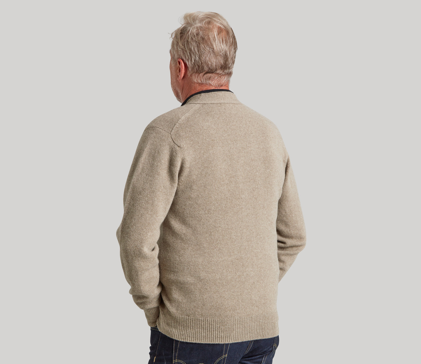 Geelong Cardigan in Dark Natural