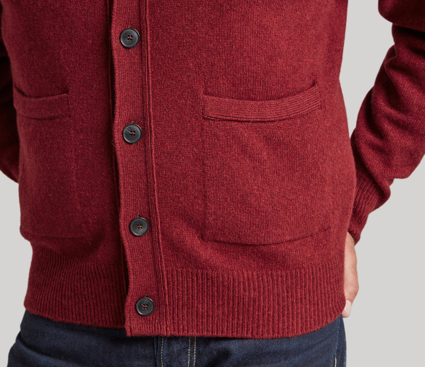 Geelong Cardigan in Russet