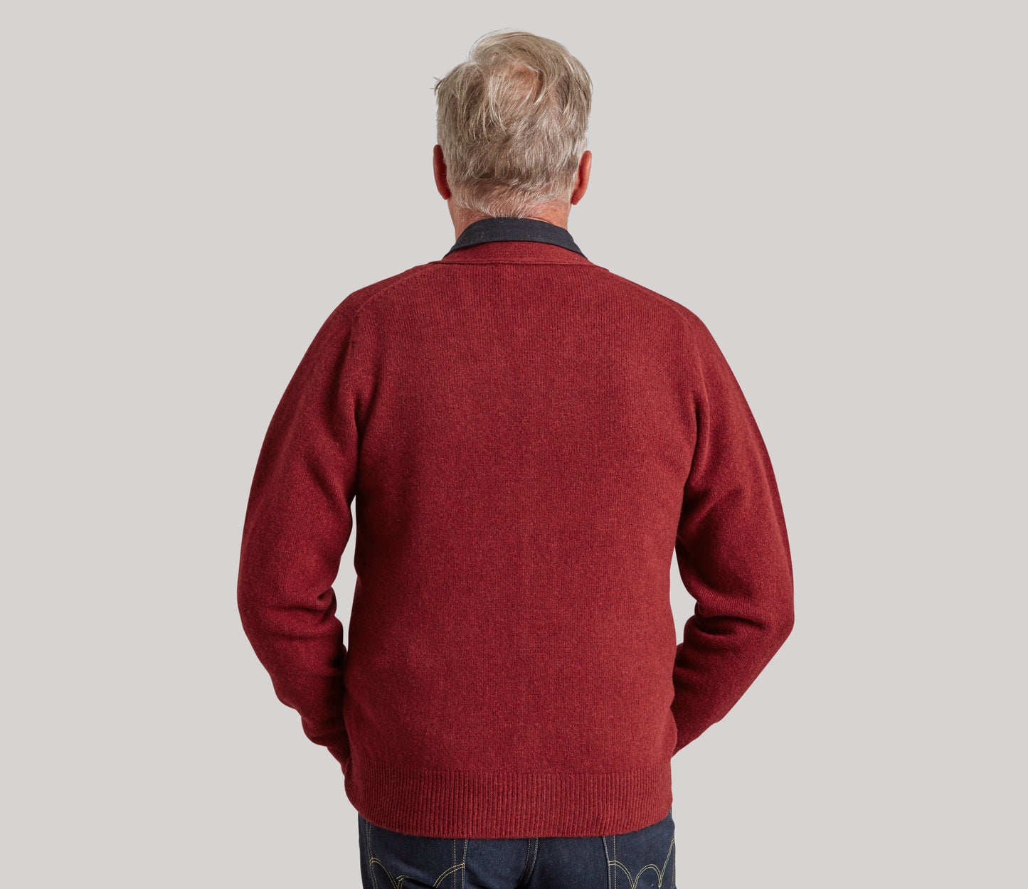 Geelong Cardigan in Russet
