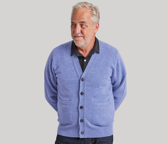 Geelong Cardigan in Cornflower