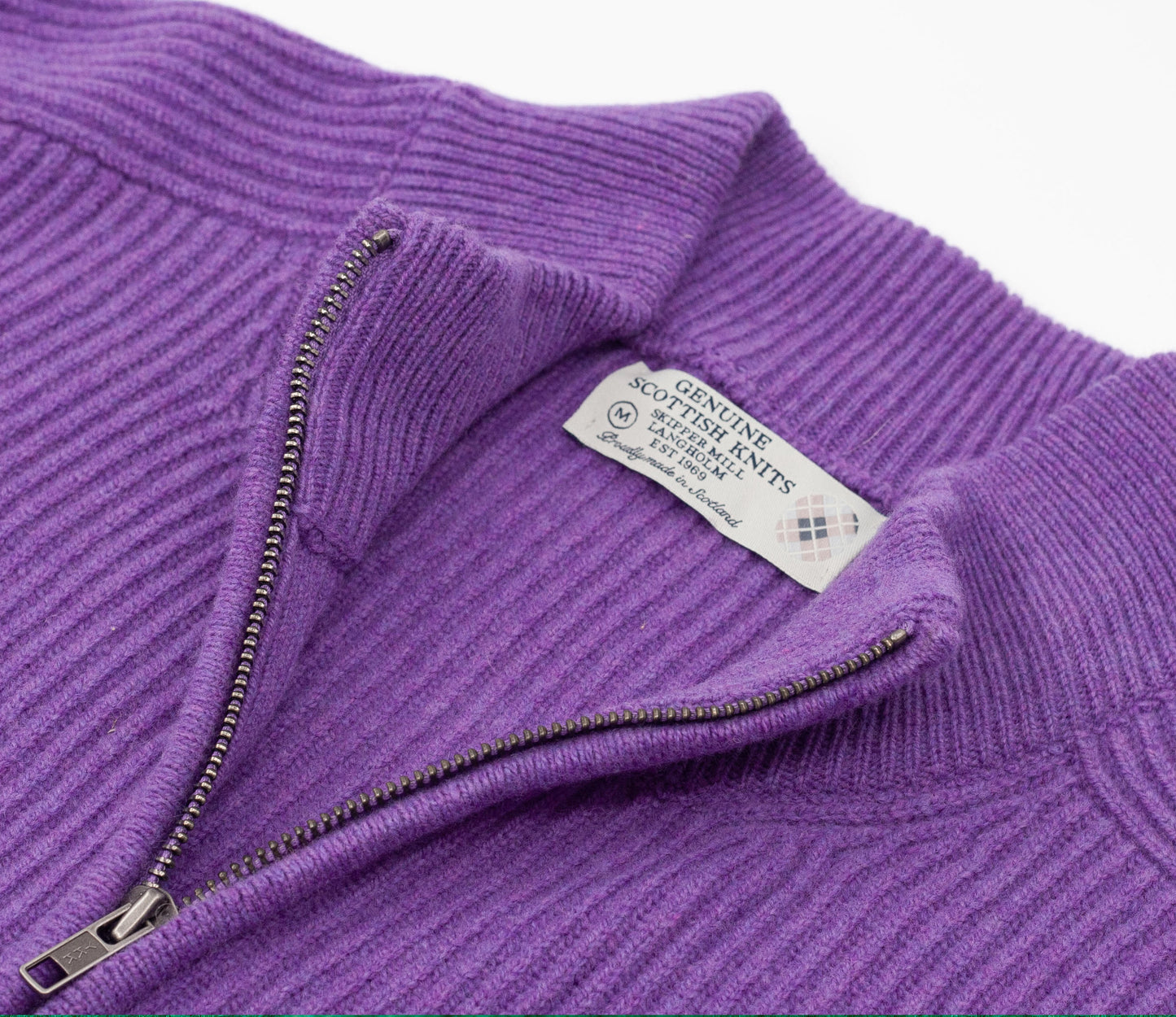 Geelong Half Zipper in Aubergine