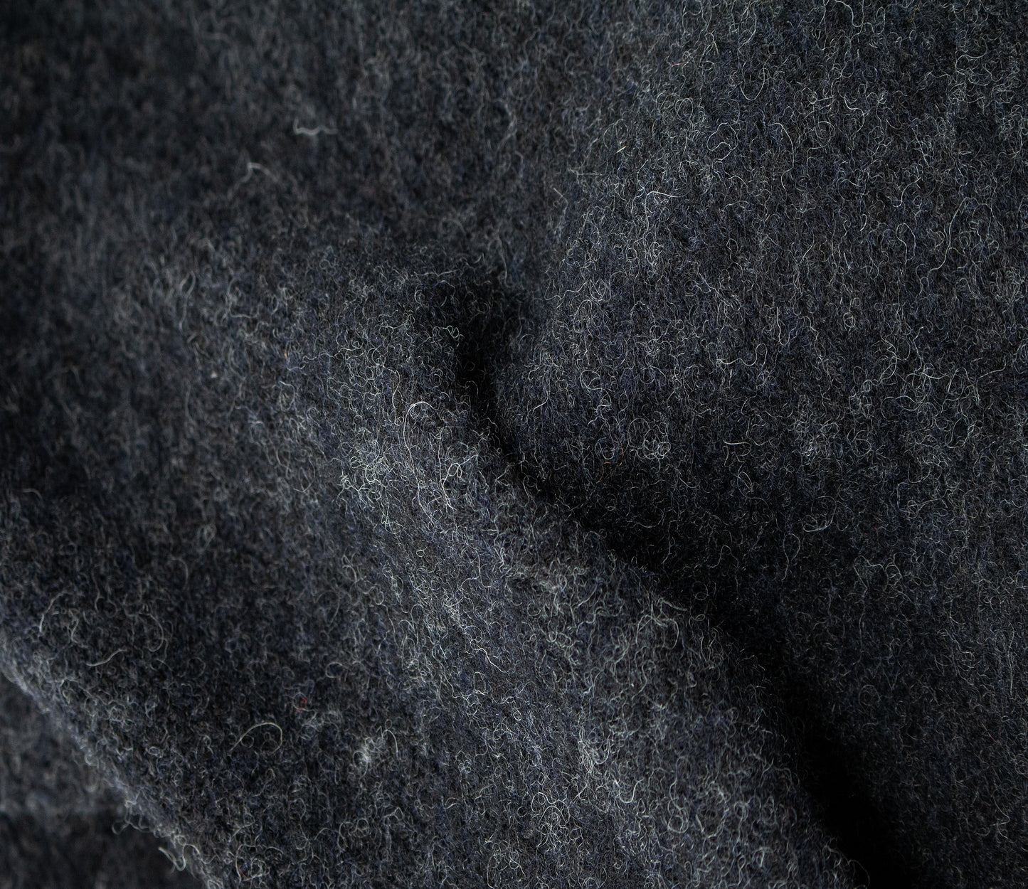 Pure Wool Cardigan in Charcoal