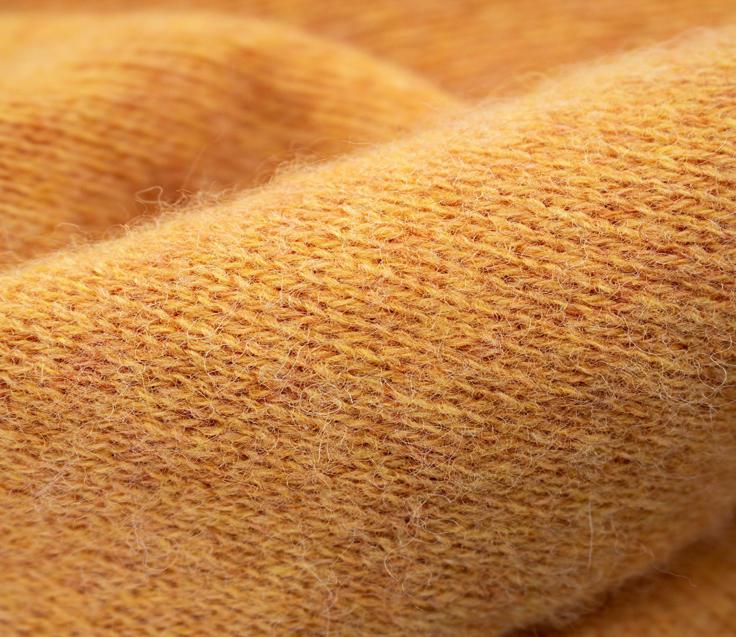Classic Shetland Crew Neck Jumper in Sunrise