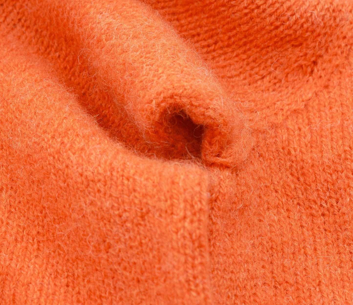 Classic Shetland Crew Neck Jumper in Jaffa