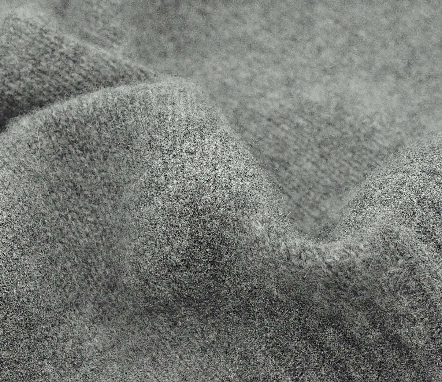 Classic Shetland Crew Neck Jumper in Flannel