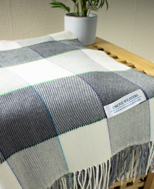 Wool Check Throw