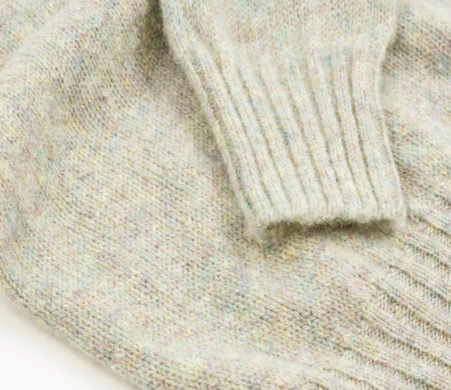 Classic Shetland Crew Neck Jumper in Galaxy Grey