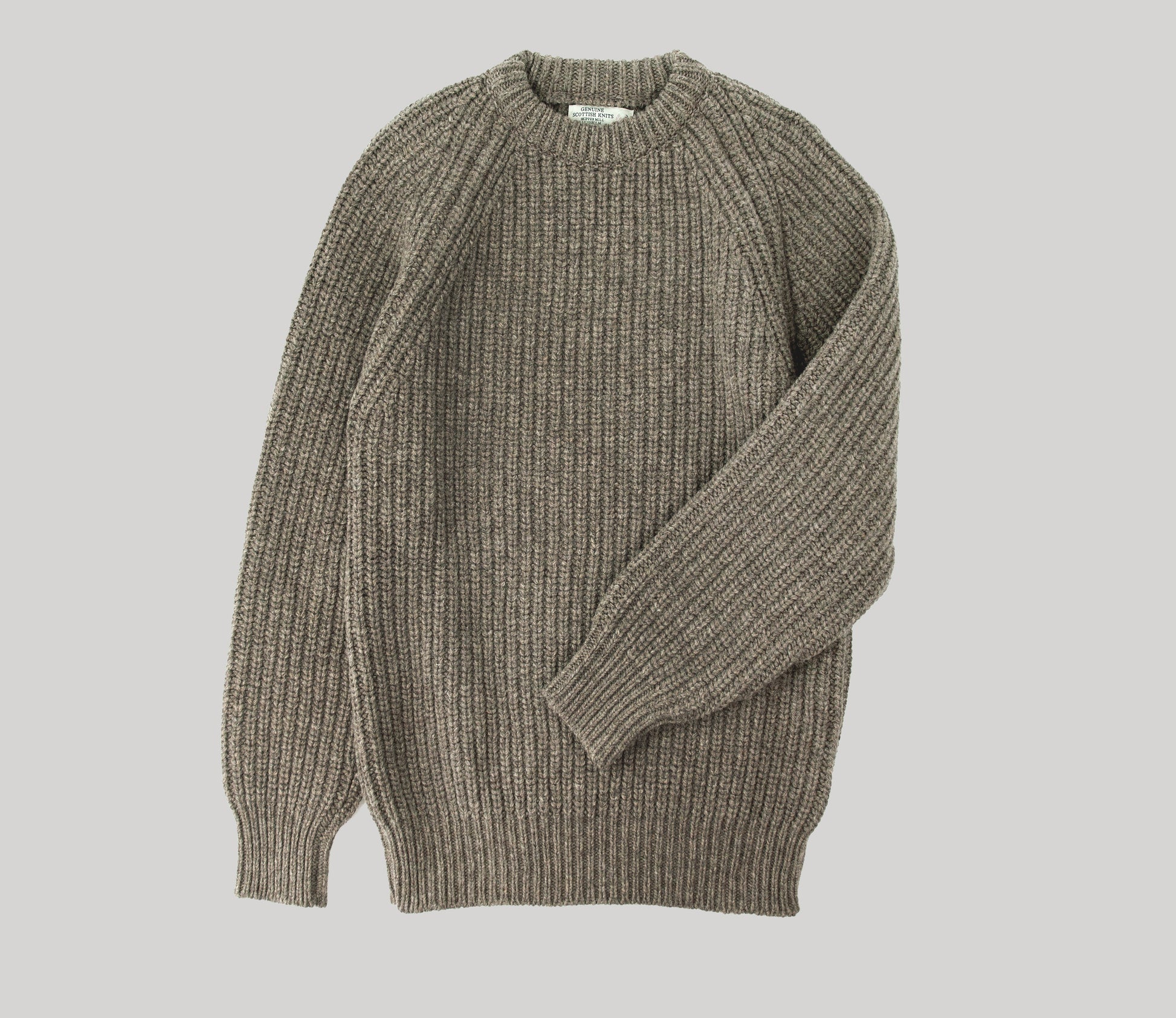 Merino Wool Sweater Mens Chunky Crew Neck Jumpers Paul James Mens
