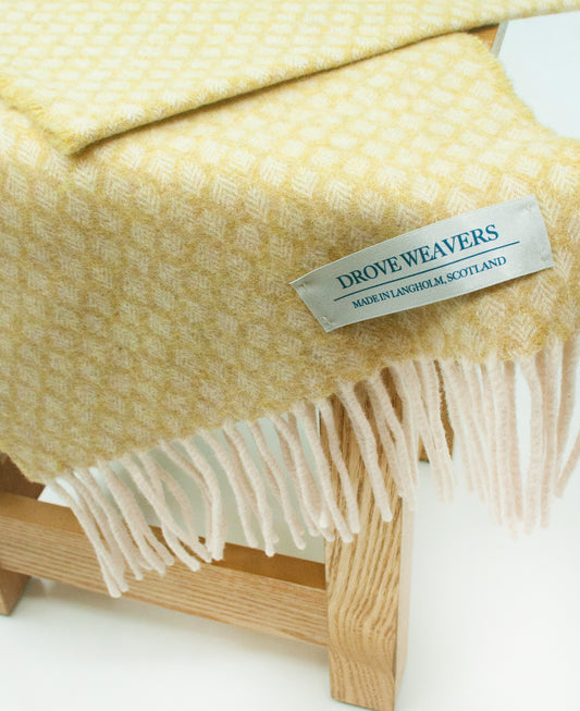 Diamond Cashmere Geelong  Scarf in Bracken