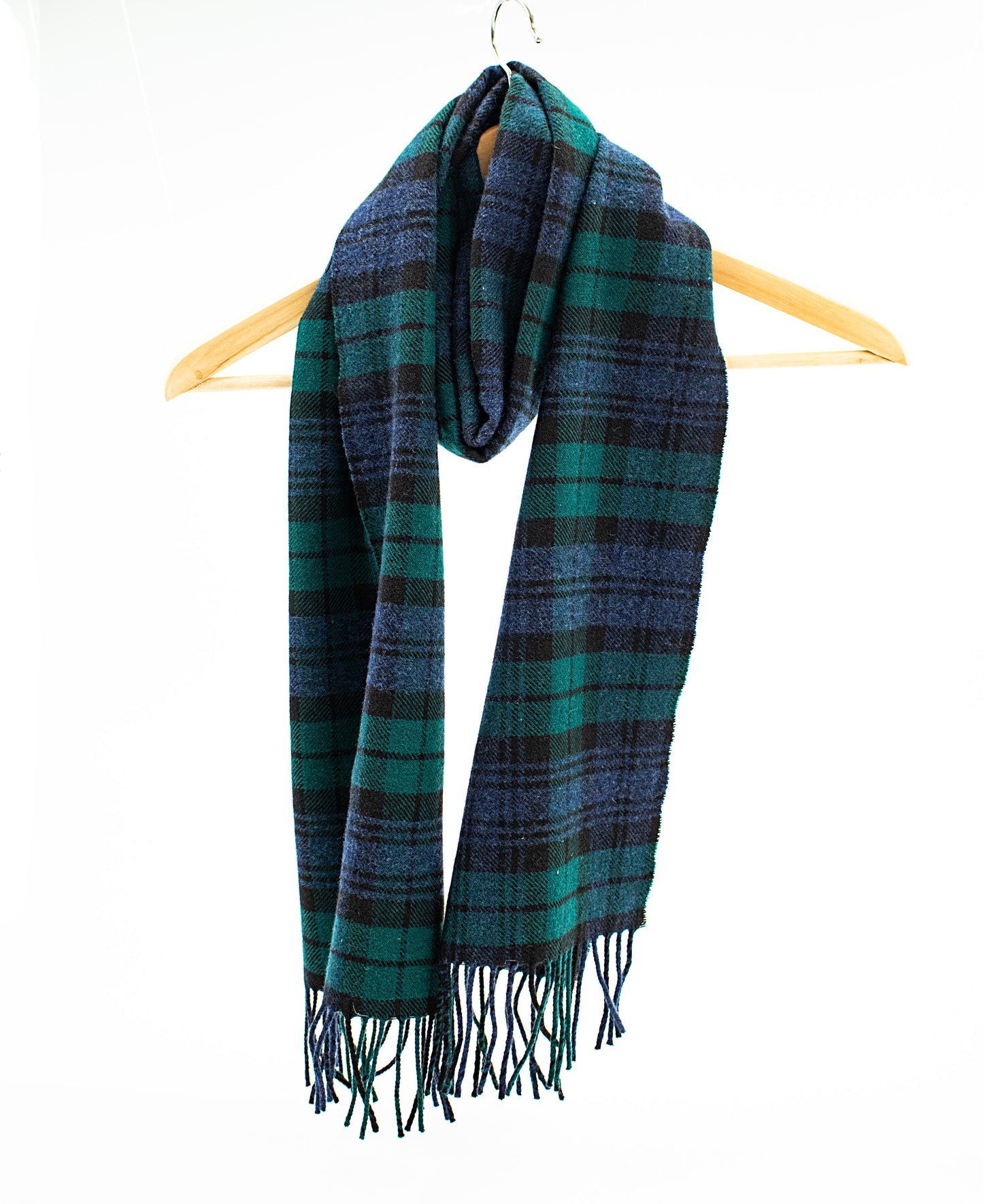 Lambswool Black Watch Tartan Scarf