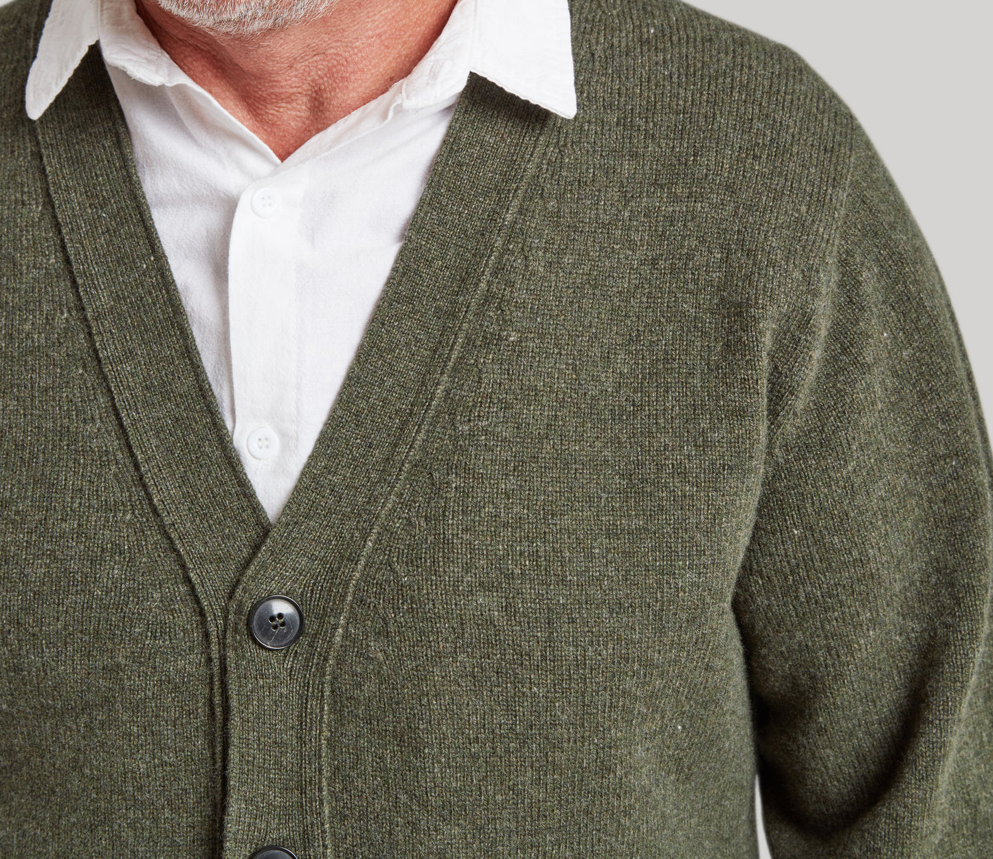 Geelong Cardigan in Loden