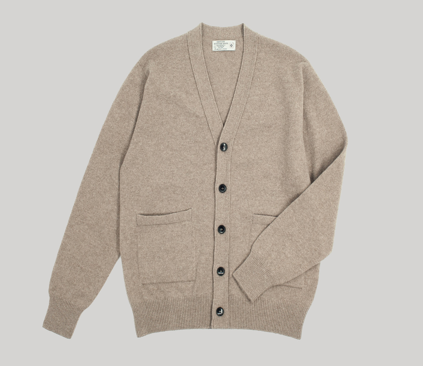 Geelong Cardigan in Dark Natural