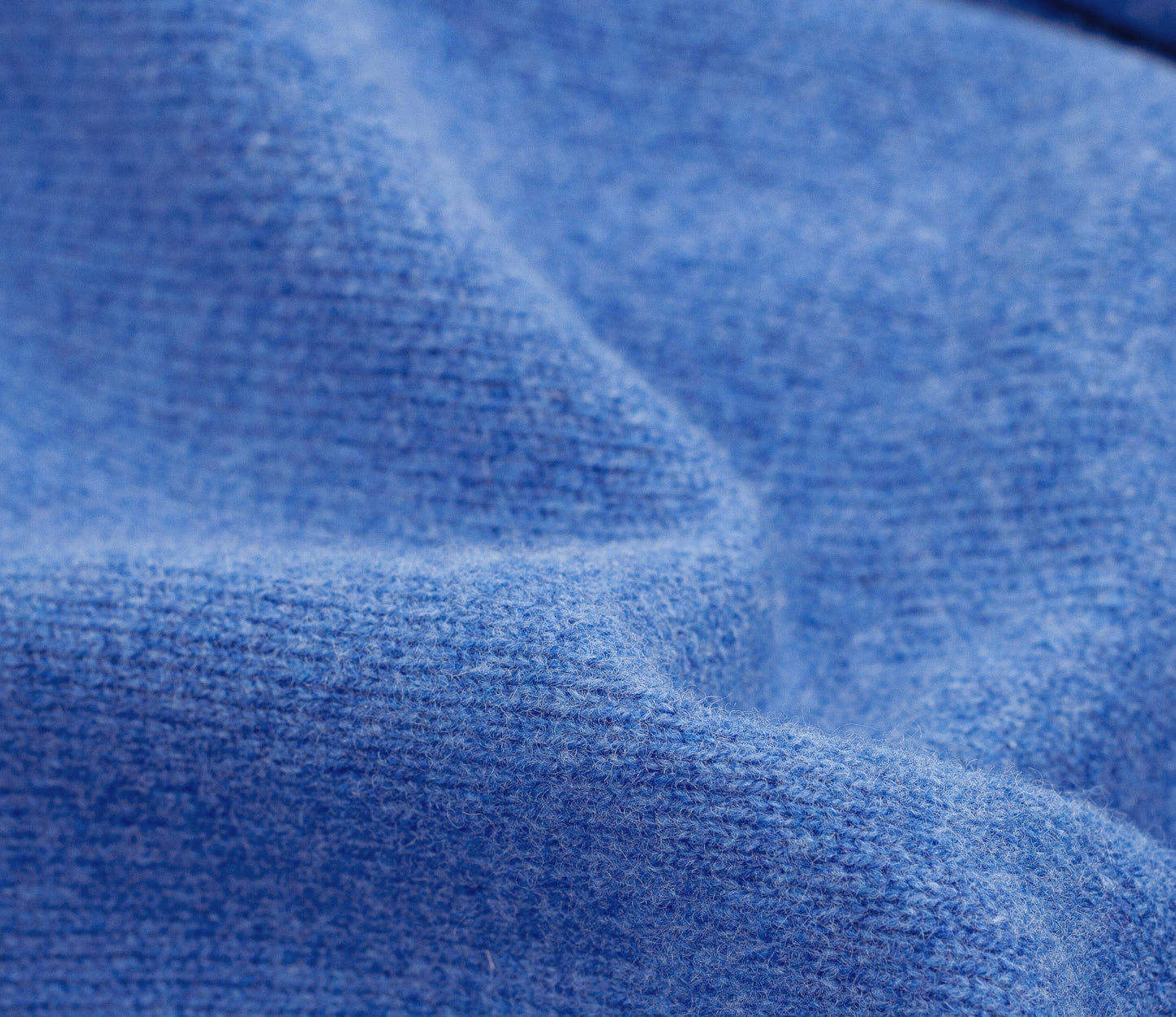 Mens Lambswool Crew Neck in Blue