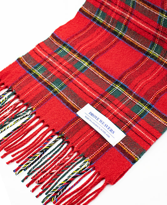 Lambswool Royal Stewart Tartan Scarf