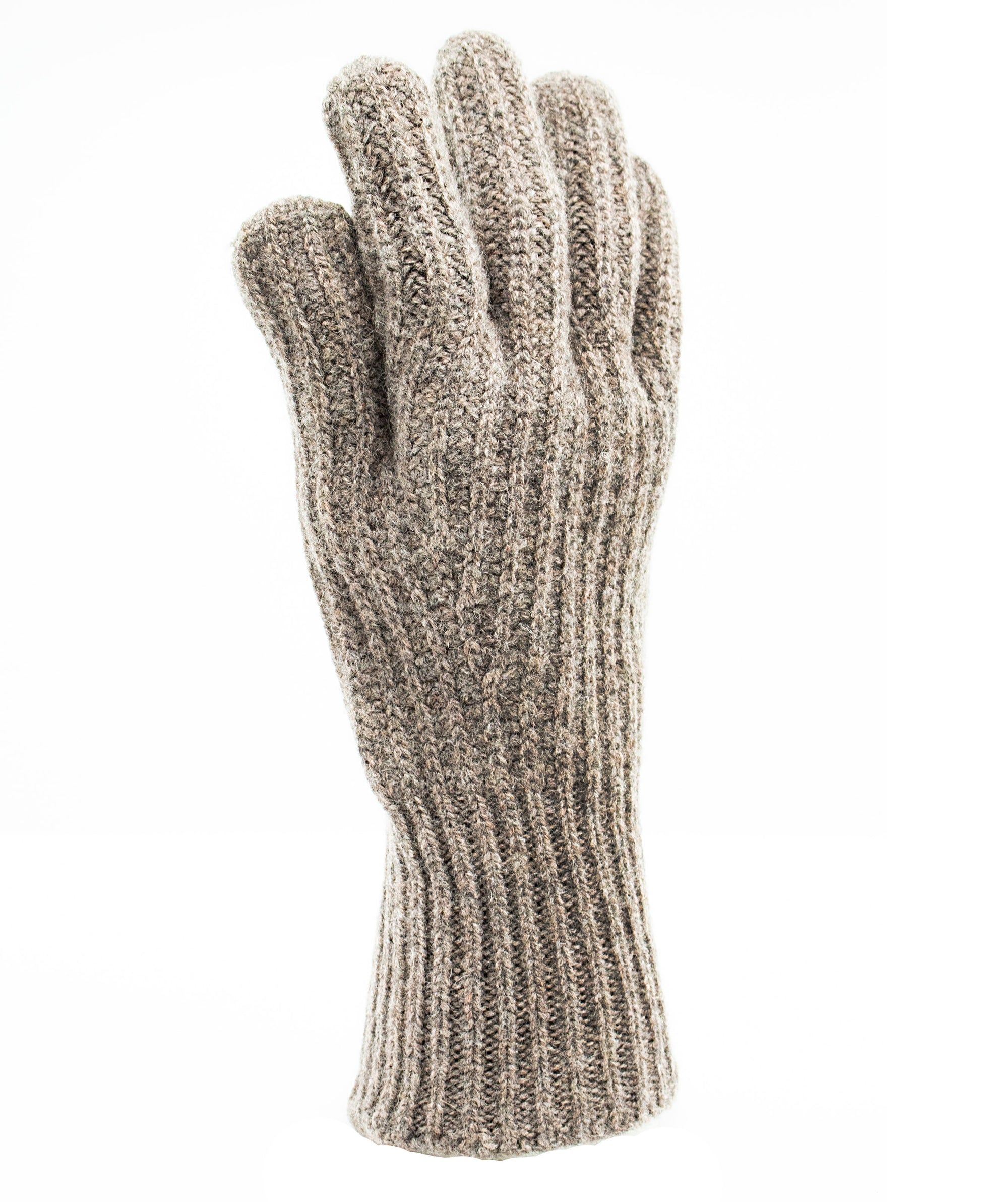 Lambswool Gloves in Mushroom
