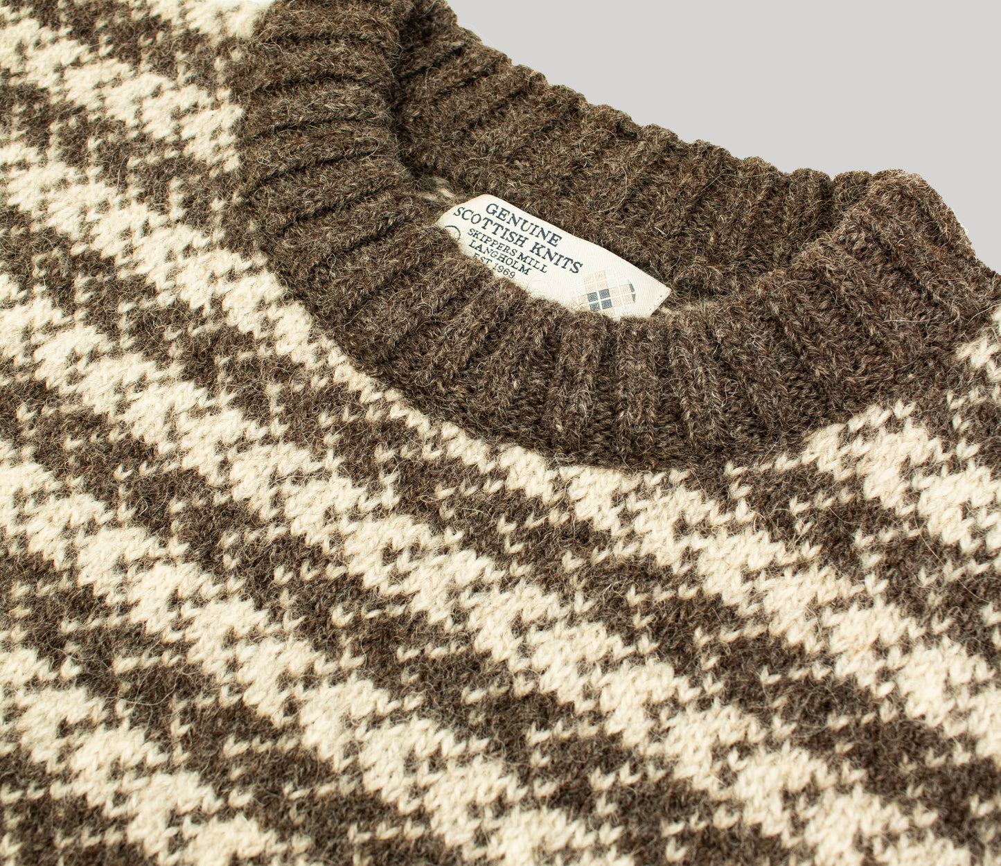 Chunky Wool Crew Neck Jumper