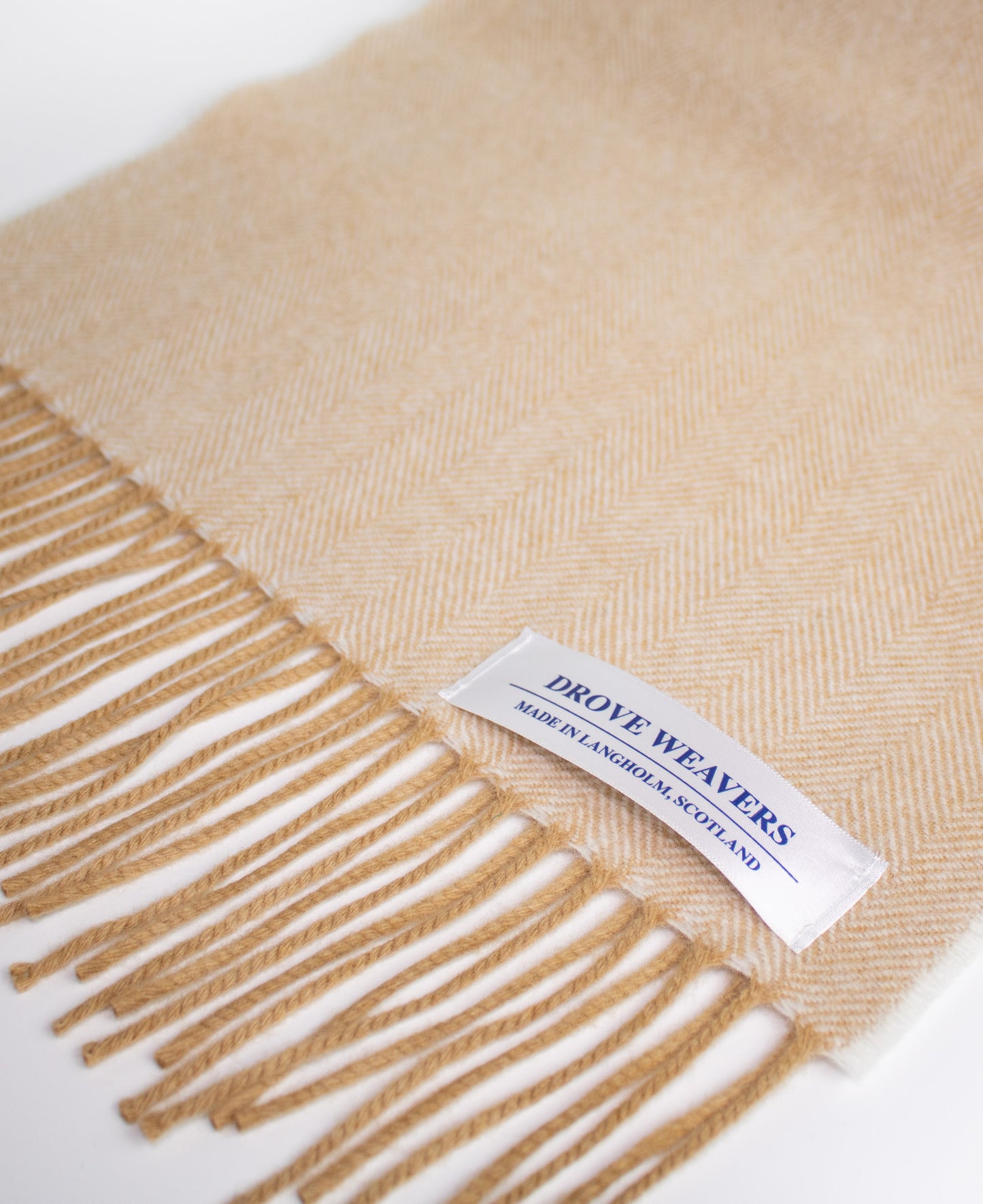 Lambswool  Scarf in Camel