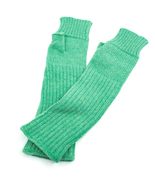 Lambswool Wrist Warmers in Spearmint