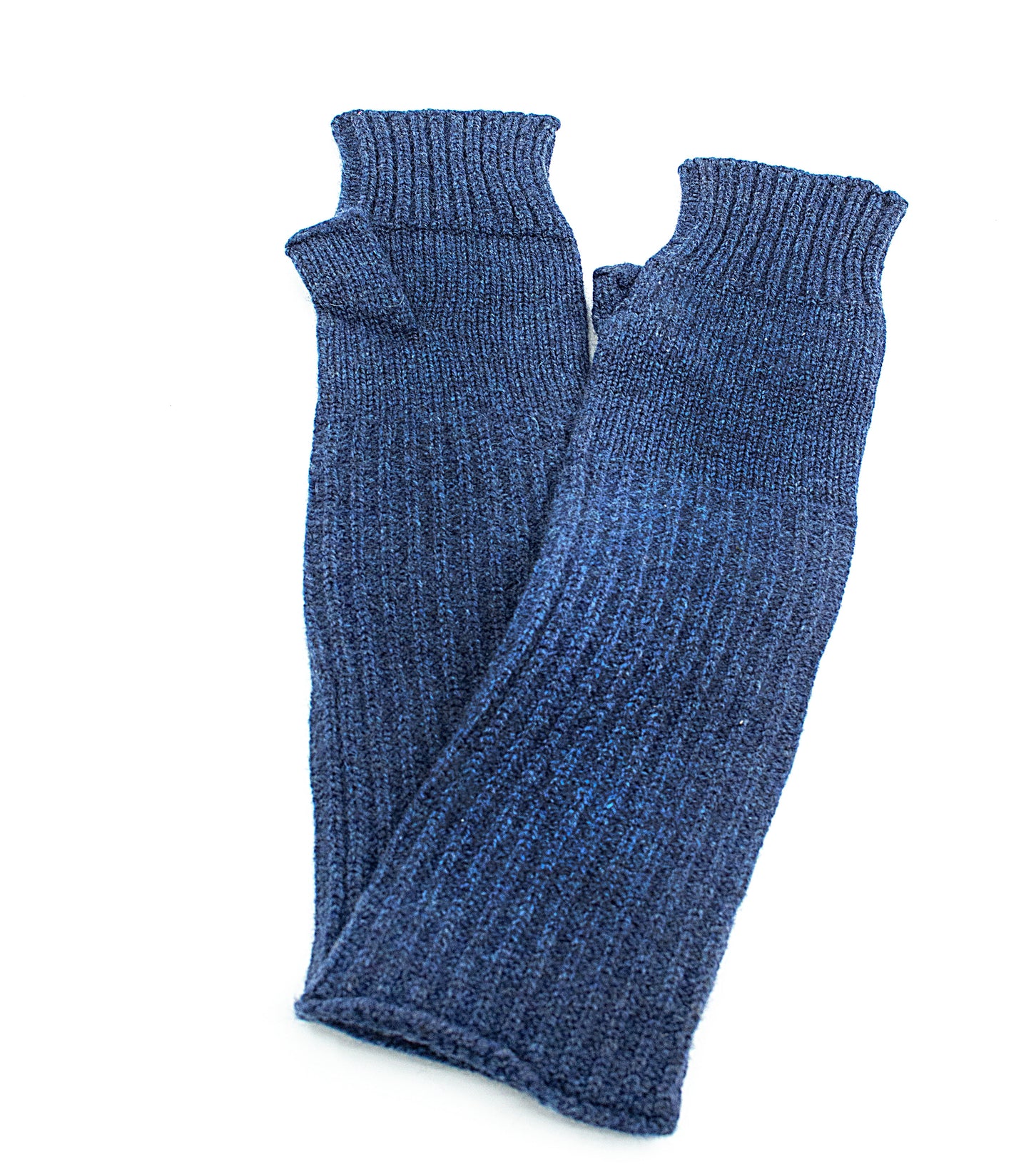 Lambswool Wrist Warmers in Storm